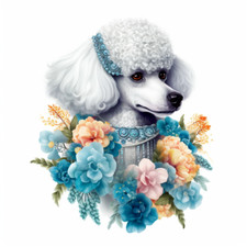 XXL Poodle Car Sticker Dogs