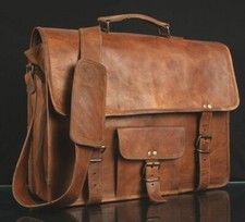 Neue Vintage Leder Messenger