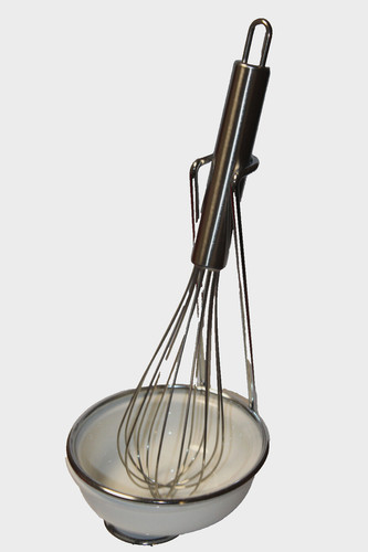 Schneebesen mit ständer und - schneebesen,