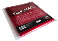 Wet Games LACK LATEX PVC Laken Bettlaken Spielwiese Schwarz 