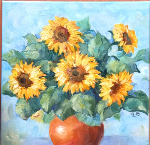 Sonnenblumen gemälde neu - gemälde,