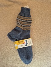 Herrensocken handgestrickt,  aus Regiawolle Gr.44-45