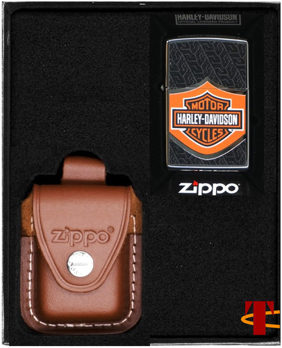 Harley davidson zippo set - harley-davidson,