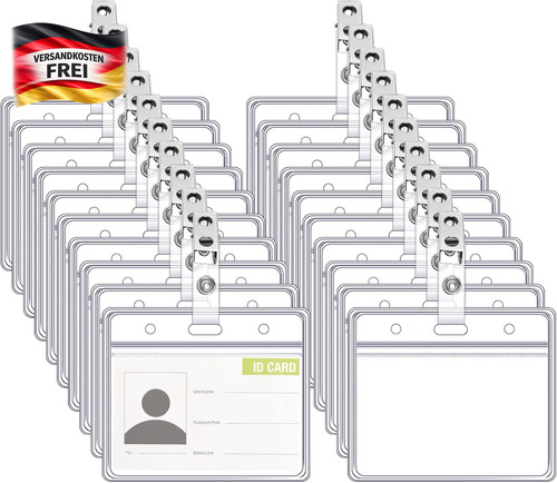 100 pvc ausweishüllen - 100,