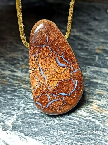 Boulder opal anhänger - boulder,