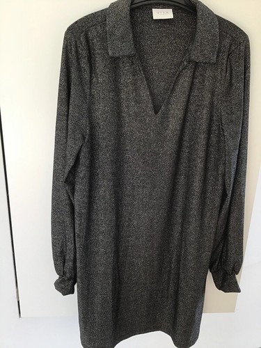 Vila lurex jersey kleid - lurex, (38)