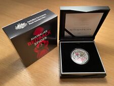 Australien Silber Most Dangerous Redback Spider 2021 PP / Color 1oz
