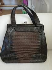Vintage Krokodil Tasche 50er