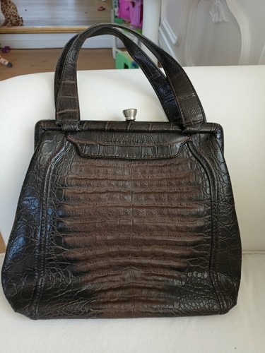 Vintage krokodil tasche 50er - vintage,