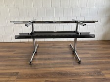 USM Kitos Gestell Schreibtisch Besprechungstisch chrom schwarz