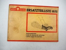 Original Wolf Rasenmäher