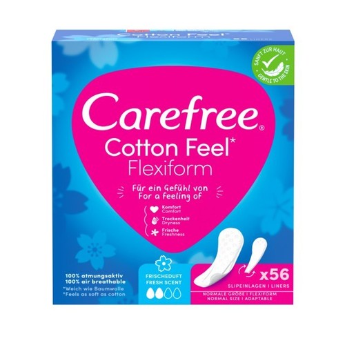 Carefree slipeinlagen cotton - carefree,