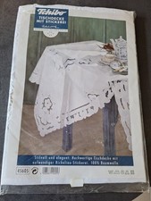 Tischdecke Weiß mit