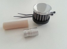 Chrom Luftfilter + Alu Adapter
