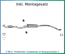 Mittelschalldämpfer für Opel