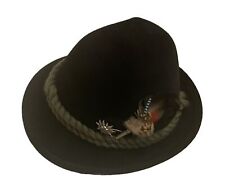 *** TOP *** Jagdhut Trachtenhut mit Kordel, CAPO Hutmacher-Kreuzer Feder Brosche