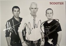 Scooter JP Baxxter 3x signiert