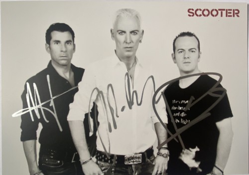 Scooter baxxter signiert - scooter, jp
