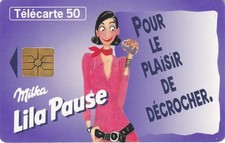TELECARTE F625A - LILA PAUSE -