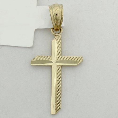 10kt gelbgold unisex - gelbgold, kreuz