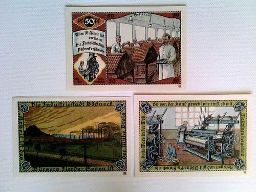 Banknoten notgeld stadt - banknoten,, notgeld,