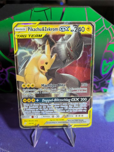Pikachu zekrom tag team - &,