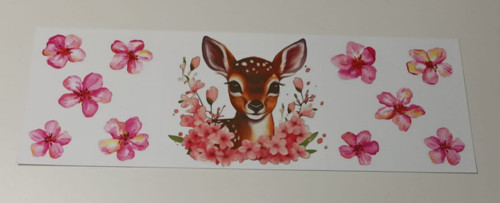 Fensterbild reh mit - fensterbild,