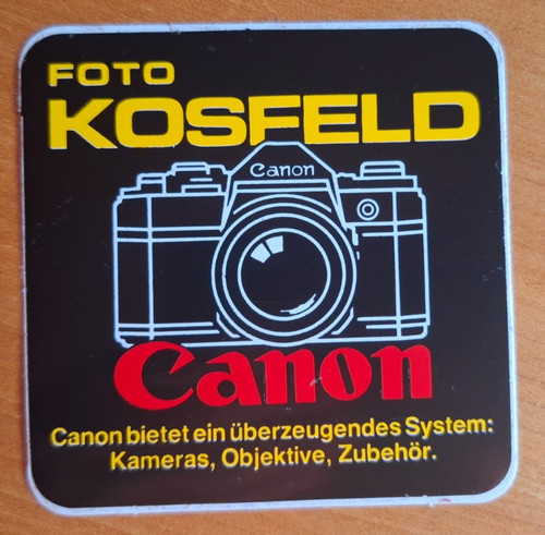 Aufkleber canon x 8 cm - aufkleber,