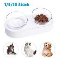 PETKIT Haustier Futternapf Katzennapf schräge Futterstation Napf rutschfest 10pc