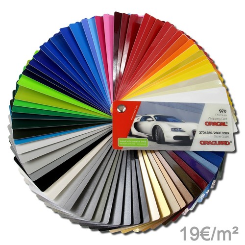 Oracal 970ra - 28€/m²,