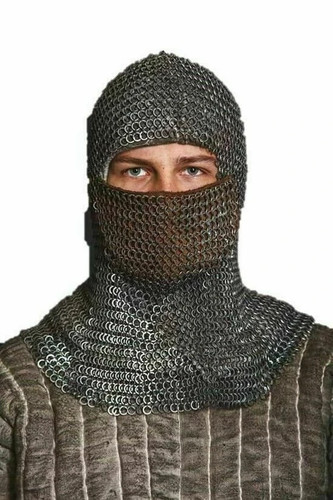 Kettenhemd coif gesicht - kettenhemd,