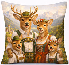 Hirsch Kissen Bayern Tracht