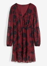 Mesh-Jerseykleid mit