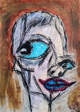 Portrait abstrakte moderne - abstrakte,