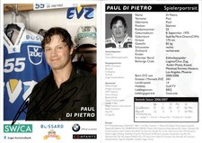 PAUL DI PIETRO    Autogramm AK Autogrammkarte Eishockey EV Zug 2007-08