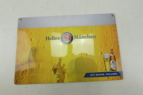 Bierschild werbung blechschild - bierschild,