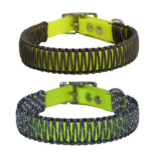 Biothane paracord halsband - biothane/paracord,