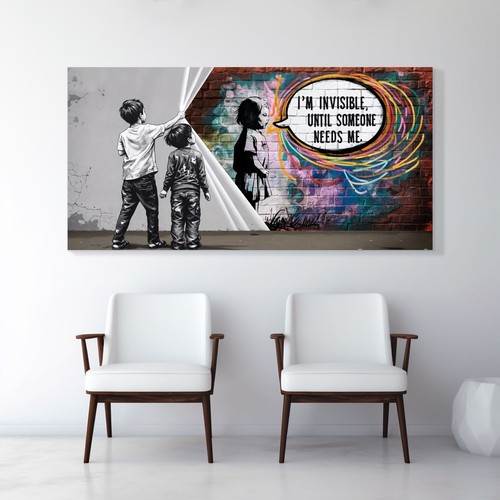 Banksy graffiti wandkunst - banksy,