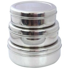 3 Stück Edelstahl Kuchen