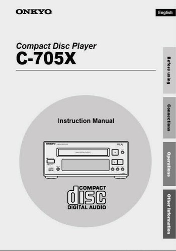 Onkyo 705x compact disc - c-705x,