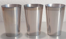 3 x Edelstahl Trinkbecher