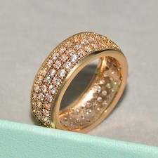 Massiver Ring Damen Gold