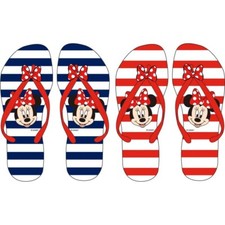 Kinder Flip-Flop/neu/Zehentrenner/Minnie Mouse/Gr.28/29/blau/weiß