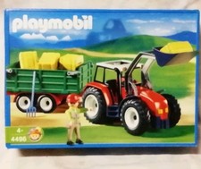 Playmobil 4496 Trecker + 4495 Tierarzt / Schweine