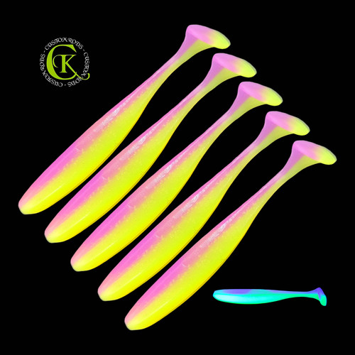 5cm easy shad uv shiner - 7,5cm,