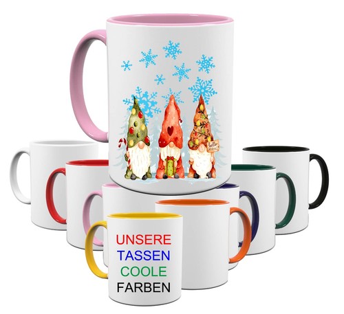 Weihnachten tasse wichtel - weihnachten, tasse,