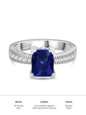 Karat blauer saphir - blauer,