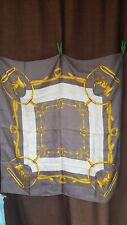 Vintage Celine Paris Seidentuch Schal silk scarf foulard carré Reiterei
