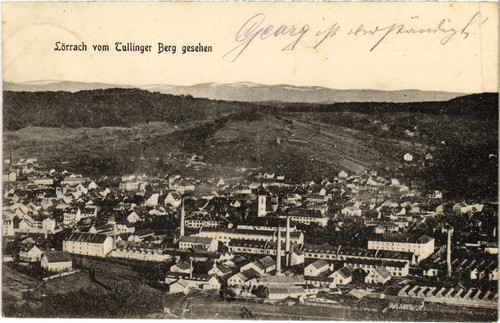 Cpa lorrach germany - ak,