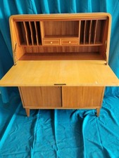 50er - 60er Jahre Design Aufsatz Sekretär Holz 90 x 35 x 112